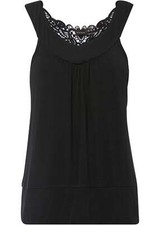 Top mit Spitzeneinsatz Gr