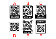 50x dein QR Code Homepage URL Instagram Youtube Aufkleber Auto Sticker Linktree