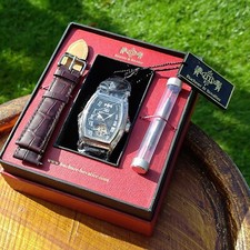 Elegante Leder Armbanduhr Buchner & Bovalier  OVP Fullset Uhr Oxygene No. 201029