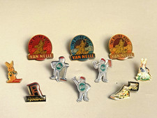 Pins Konvolut - 10 alte unterschiedliche Haushalt Pins aus Sammlung