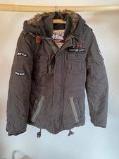khujo Herren Jacke/Parka mit Kapuze, heraustrennbares Innenfutter, Gr. M, NEU