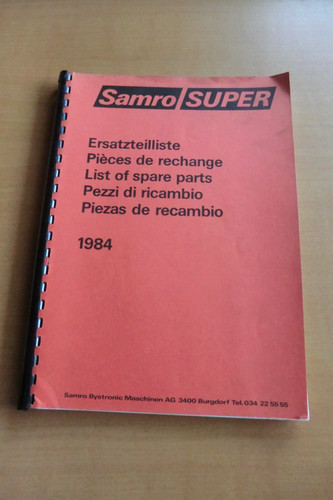 Ersatzteilliste samro super - ersatzteilliste,