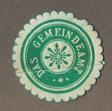 Siegelmarke Sachsen (?): DAS