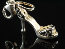 Thomas Sabo Charm Anhaenger Sandale Stiletto High Heel 925 Sterling Silber