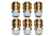 6 x Druckluftkupplung Druckluft – Schnellkupplung Kupplungsdose 1/2"  Standard