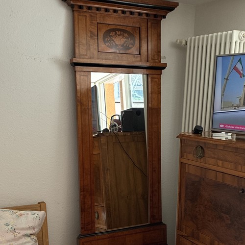 Biedermeier wandspiegel birke - wandspiegel,