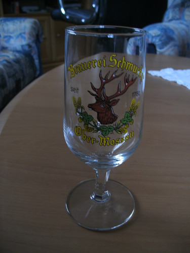 Bierglas brauerei schmucker - bierglas,