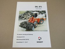 Prospekt Schaeff SKL 871