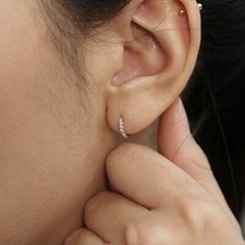 Diamanten Creolen Ohrringe 14