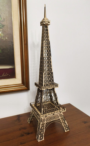 Eiffelturm aus holz - holz, –