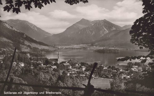 Schliersee mit jägerkamp - ak,
