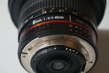 Opjektive Weitwinkel Walimex pro / 8 mm 1:3,5 UMC Fish- Eye CSII