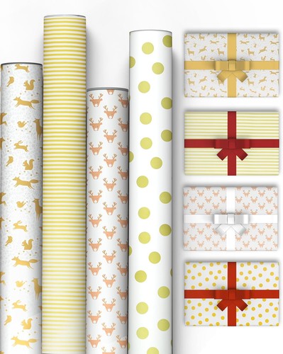Geschenkpapierrollen kraft - geschenkpapierrollen,