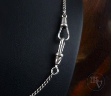 Alte Panzer Taschenuhrenkette 8,0g min 800er Silber Länge 50cm