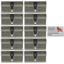 10x Profilzylinder 60mm 30/30