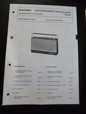Original Service Manual  Blaupunkt Lido de Luxe K