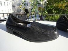 VITAFORM Dam Ballerinas Leder Hirschleder Gummirand Schwarz Germany Gr.38 H Neu