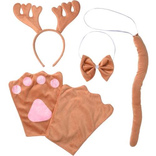Kostüm zubehör set rentier - set,