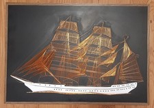 Fadenbild segelschiff - fadenbild,