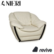 Nieri Leder Sessel Creme