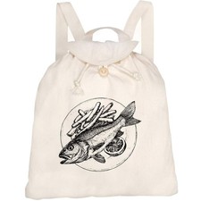 Canvas rucksack backpack - /,