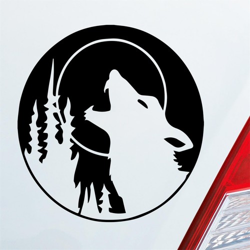 Auto aufkleber wolf - aufkleber, heulen