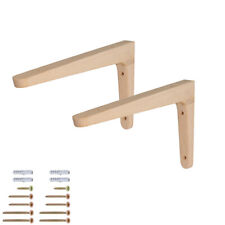 MS Beschläge Holzkonsole Holzwinkel Regalkonsole massiv Buchenholz Regalträger