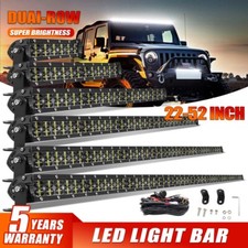 22 32 42 52'' Zoll LED Light bar Lichtbalken Arbeitsscheinwerfer Offroad 12V/24V