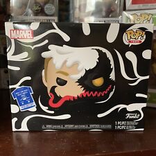 Funko Pop Figur Marvel Anti Venom Eddie Brock 401 Glow T-Shirt Set Größe M