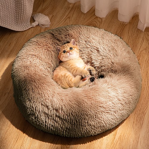 Plüsch donut round hundebett - donut,