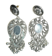 8,6 cm große Ohrringe Stecker