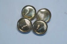 38 Stück Alte Metallknöpfe Antik 22mm Goldfarben Knopf  