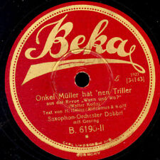 SAXOPHON-O. DOBBRI & GESANG Onkel Müller hat'n Triller  (Charleston-Stil) S6495