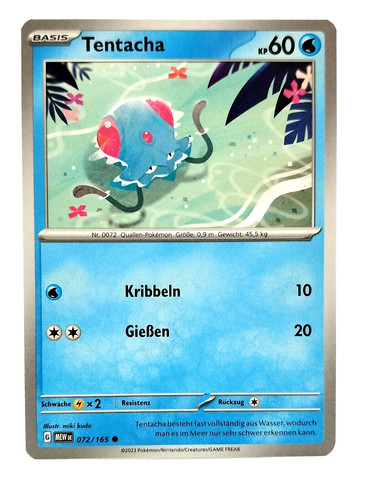 Pokemon karte tentacha - pokemon, karte: