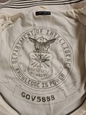 Übergandsjacke weiss von GOV DENIM Größe. M