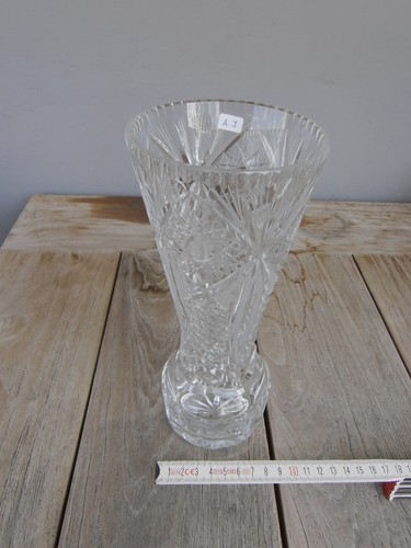 Bleikristall glas vase - bleikristall,