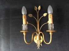 Wandlampe Frankreich vergoldet