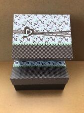 2er Set Geschenkbox Giftbox Gift Box Kartonagen Neu B-Ware