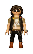 Playmobil Biker Rocker Motorradfahrer Figur zu Motorrad
