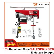 Elektrischer Seilhebezug 300Kg