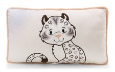 Nici Kissen Kuschelkissen Schneeleopard Eleni Snowbell  43x25 cm Plüsch 62445