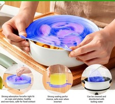 	Silikondeckel Dehnbar Set12