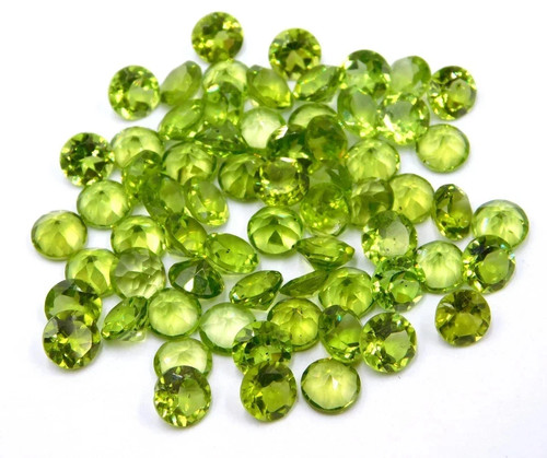 Stück natürlich peridot 7 - stück,