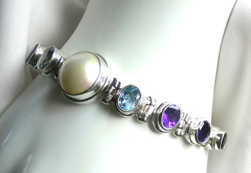 Perle amethyst iolith - amethyst,,