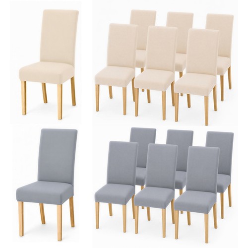 6er set grau cremefarben - 4/6er,