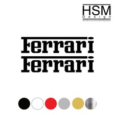 FERRARI AUTOAUFKLEBER AUTO