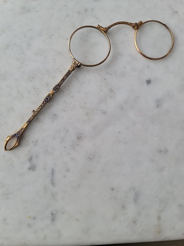 Antike lorgnon lorgnette klapp - lorgnette,