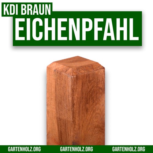 Zaunpfosten eiche vierkant - zaunpfosten,