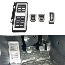 PEDALSET PEDALE PEDALKAPPEN FUßSTÜTZE FÜR AUDI A3 8V VW GOLF 7 VII PASSAT B8 3G