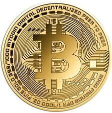 GOLDMÜNZE - BITCOIN - 999 GOLD - IM ETUI & ZERTIFIKAT - SEHR SELTEN